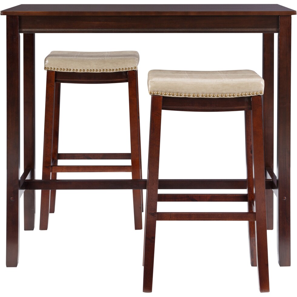 wilcox dark brown  pc bar set   