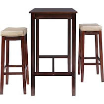 wilcox dark brown  pc bar set   