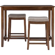 wilcox dark brown  pc counter height dining room   