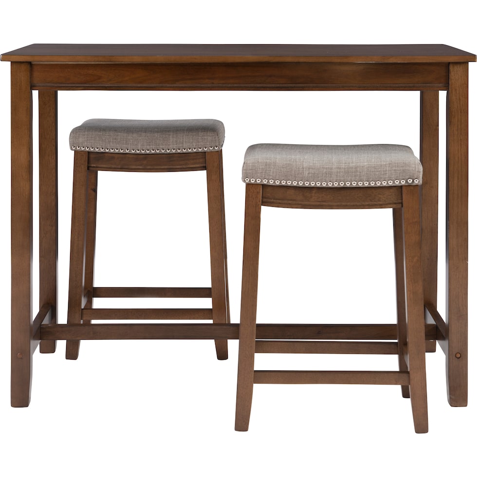 wilcox dark brown  pc counter height dining room   