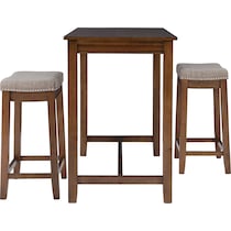wilcox dark brown  pc counter height dining room   