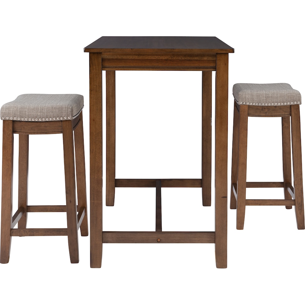 wilcox dark brown  pc counter height dining room   
