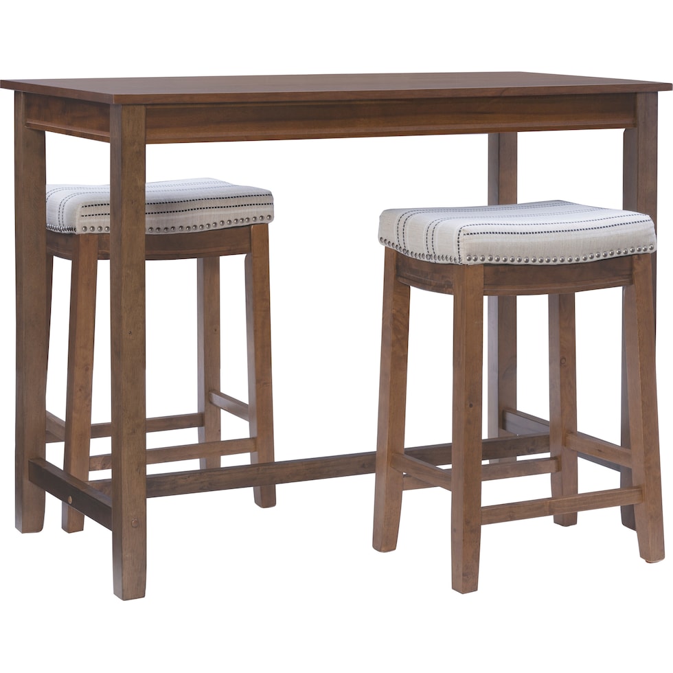 wilcox dark brown  pc counter height dining room   