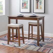 wilcox dark brown  pc counter height dining room   