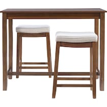 wilcox dark brown  pc counter height dining room   