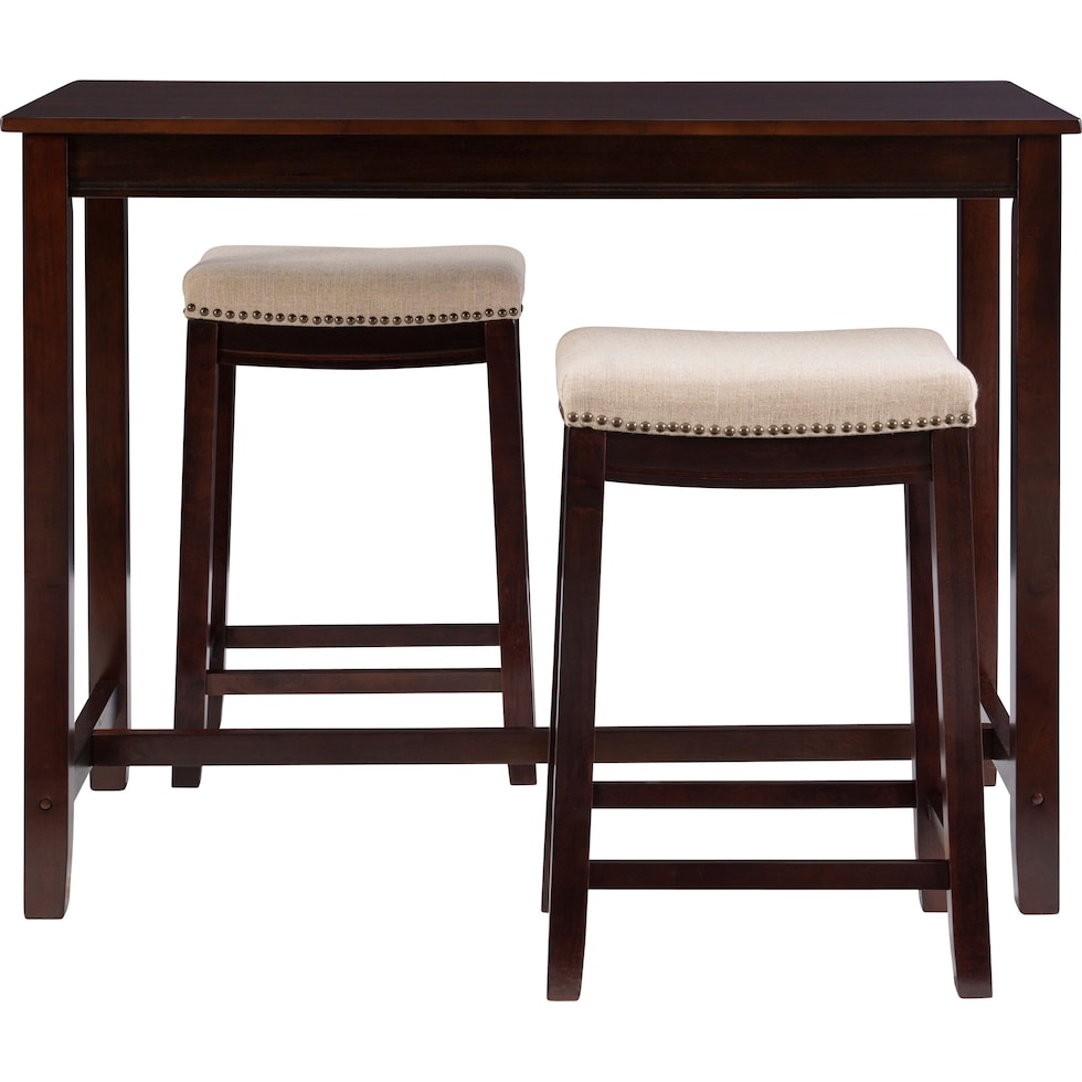wilcox dark brown  pc counter height dining room   