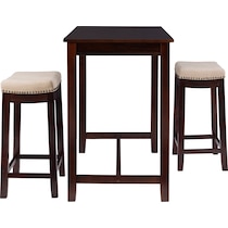 wilcox dark brown  pc counter height dining room   
