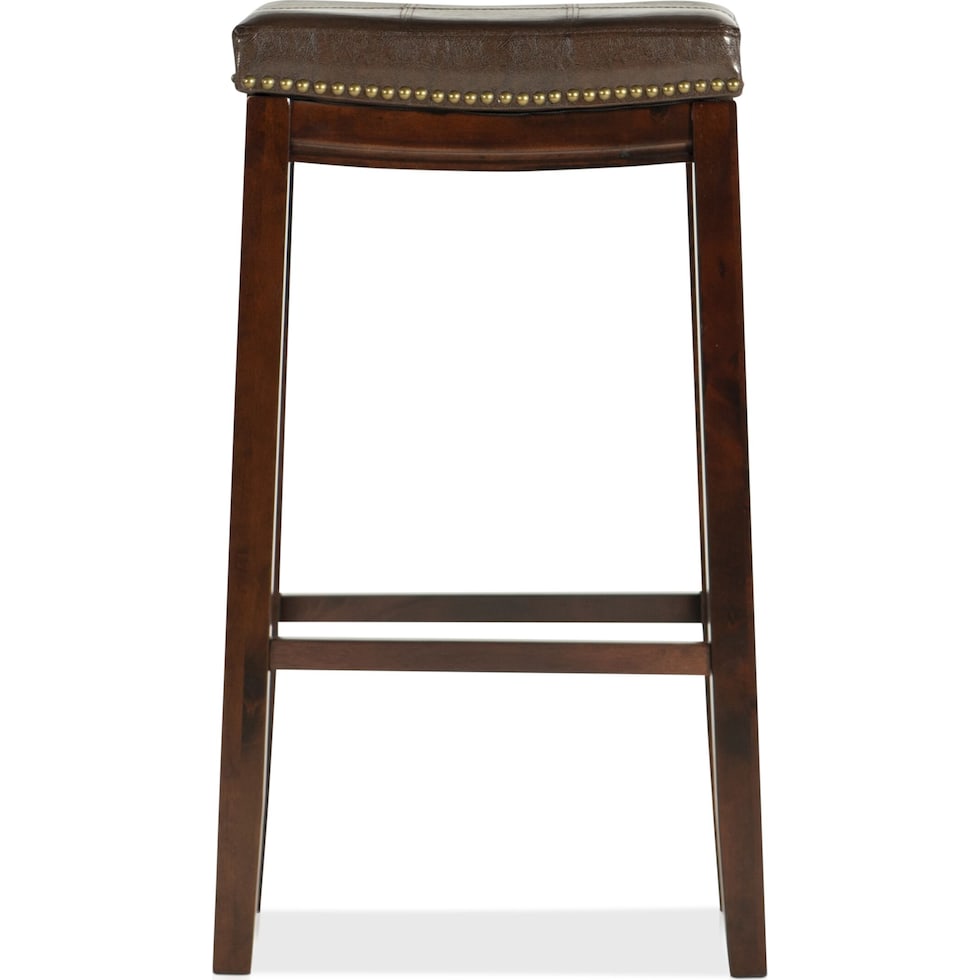 wilcox dark brown bar stool   