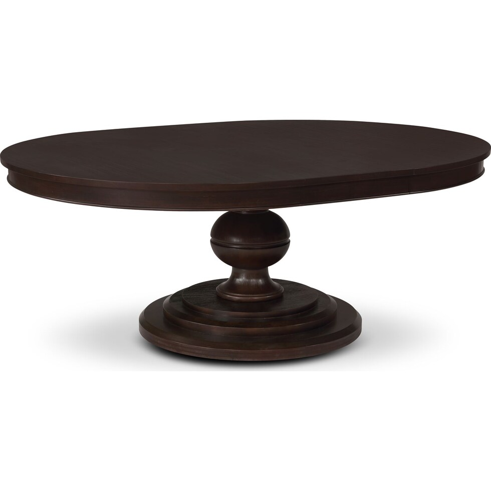wilder dark brown dining table   