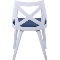 wiley blue dining chair   
