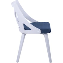 wiley blue dining chair   
