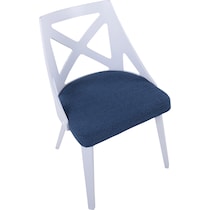 wiley blue dining chair   