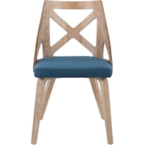 wiley blue dining chair   