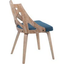 wiley blue dining chair   