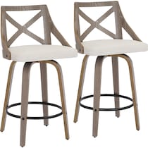wiley gray counter height stool   