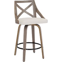 wiley gray counter height stool   