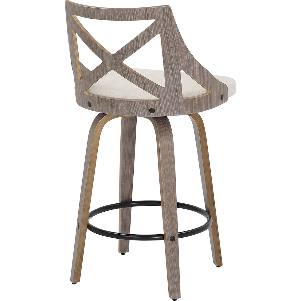 wiley gray counter height stool   