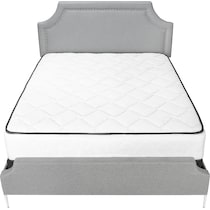 willard gray queen bed   