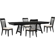 willow spring black  pc dining room   