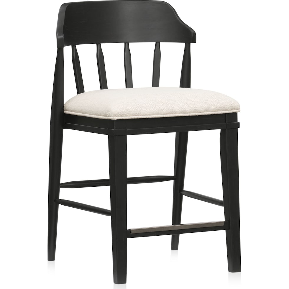 willow spring black counter height stool   