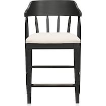 willow spring black counter height stool   