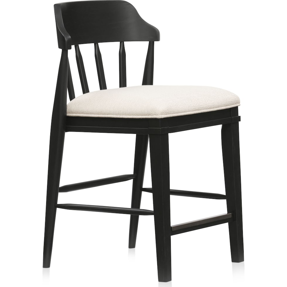 willow spring black counter height stool   