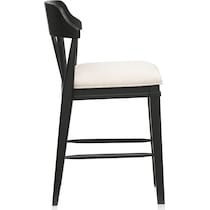 willow spring black counter height stool   