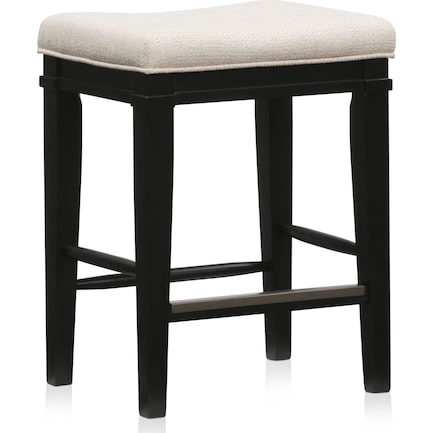 Willow Spring Counter-Height Backless Stool - Black