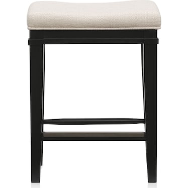 Willow Spring Counter-Height Backless Stool - Black