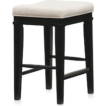 willow spring black counter height stool   