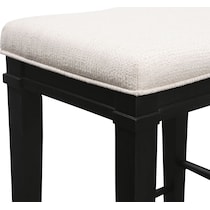willow spring black counter height stool   