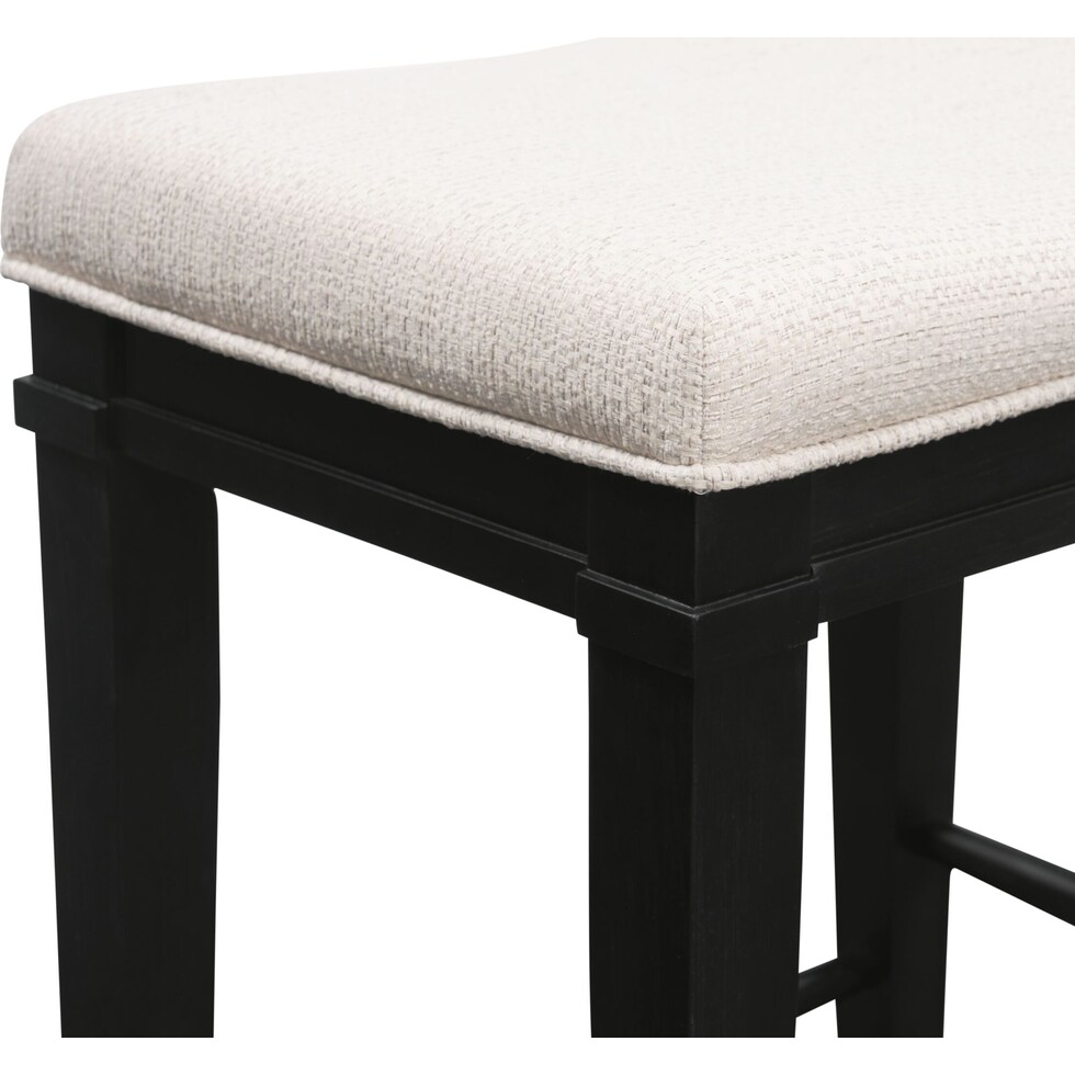 willow spring black counter height stool   