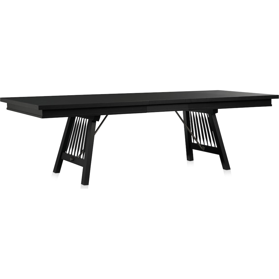 willow spring black dining table   