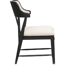 willow spring black host chair   