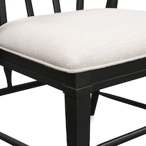 willow spring black host chair   