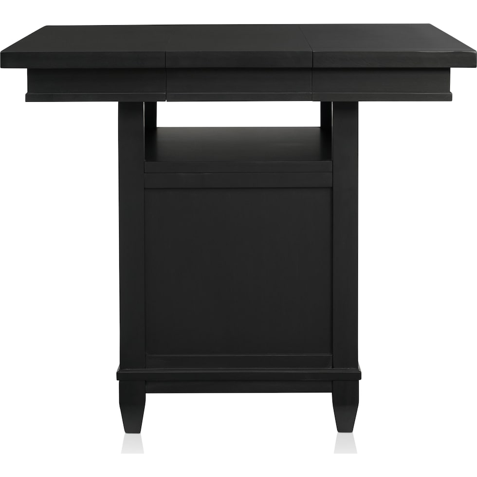 willow spring black kitchen island   