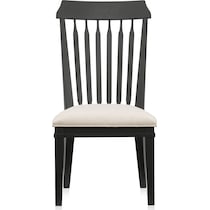 willow spring black side chair   