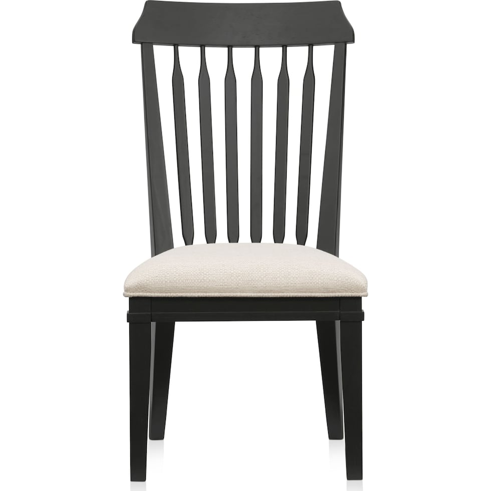 willow spring black side chair   