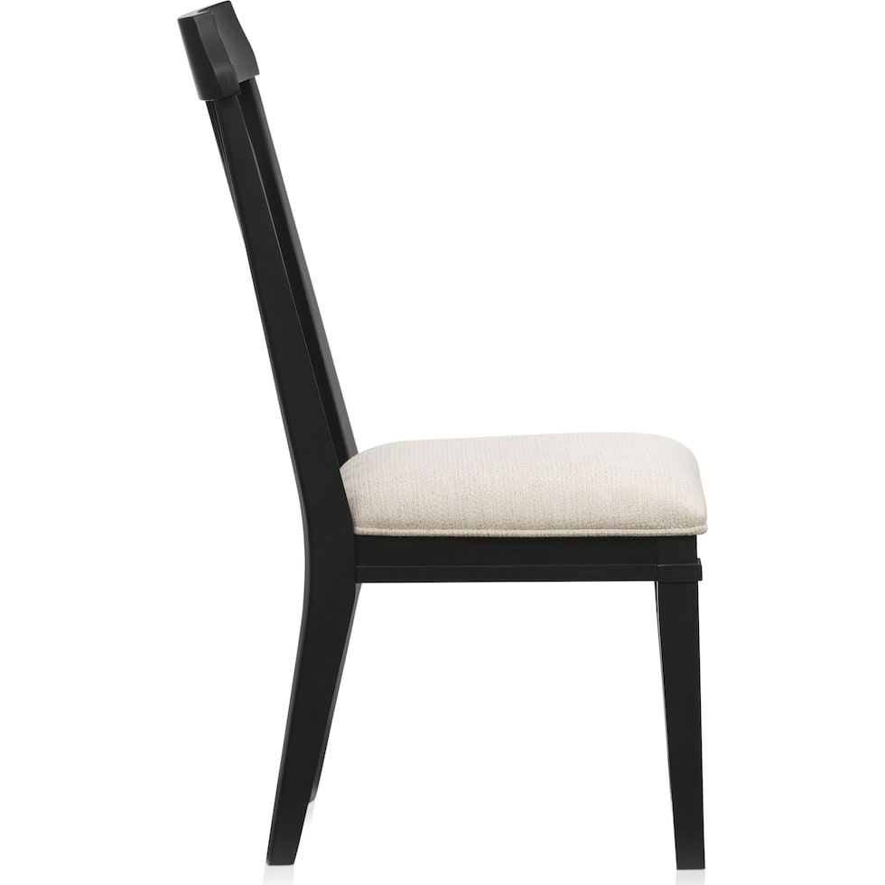 willow spring black side chair   