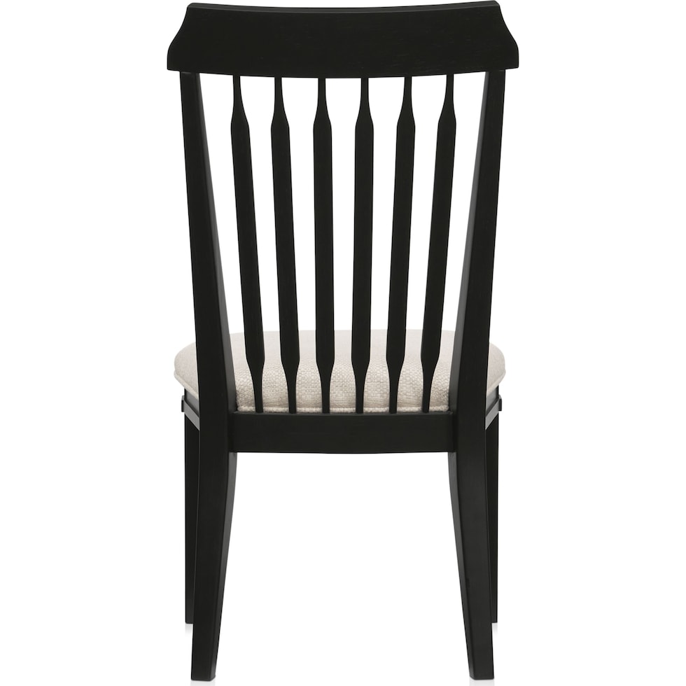 willow spring black side chair   