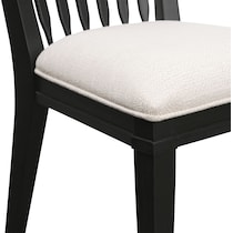 willow spring black side chair   