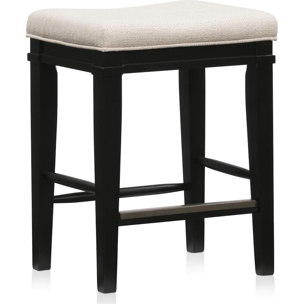 willow spring ivory black  pc counter height dining room   