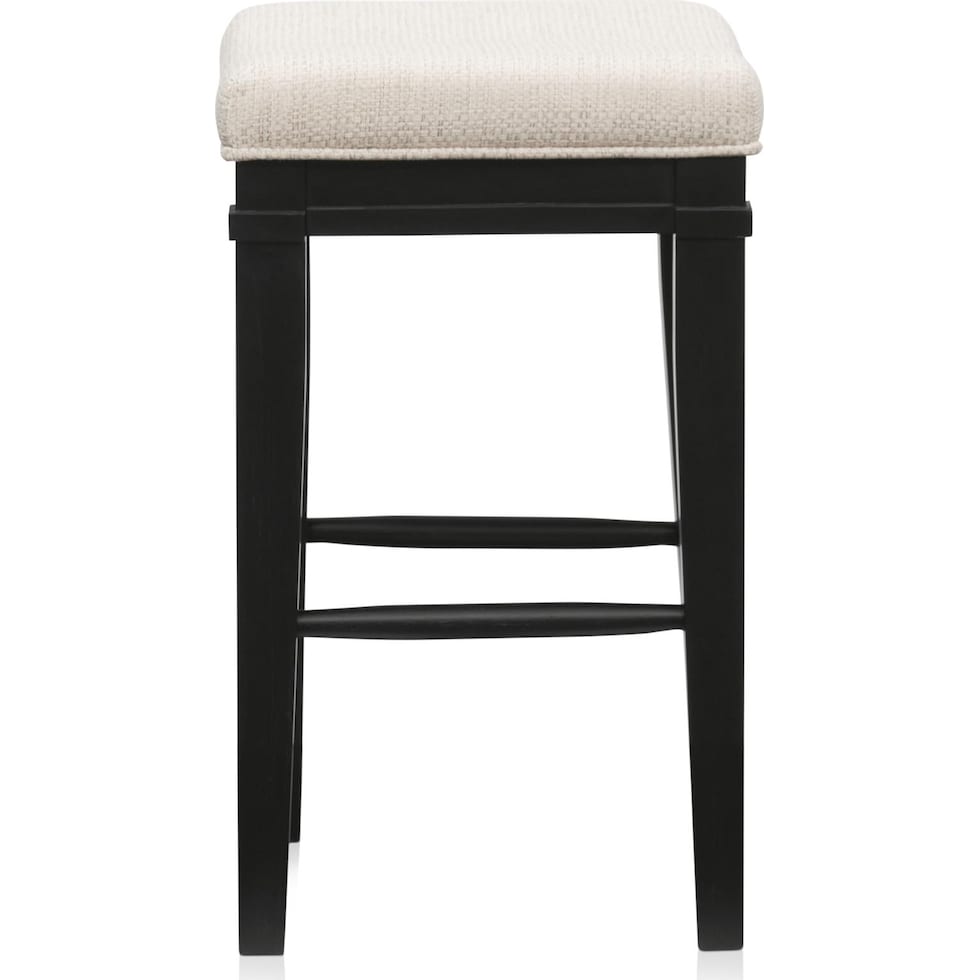 willow spring ivory black  pc counter height dining room   
