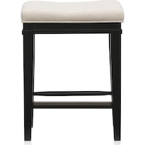 willow spring ivory black  pc counter height dining room   