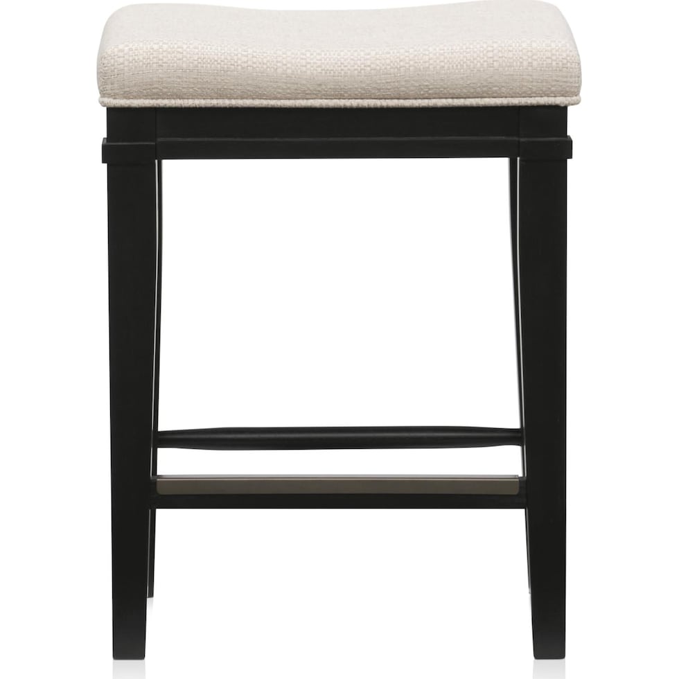 willow spring ivory black  pc counter height dining room   
