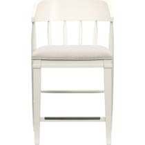 willow spring white counter height stool   