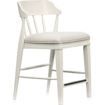 willow spring white counter height stool   