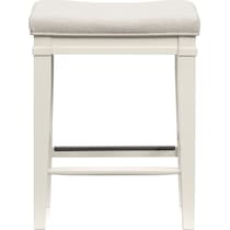 willow spring white counter height stool   