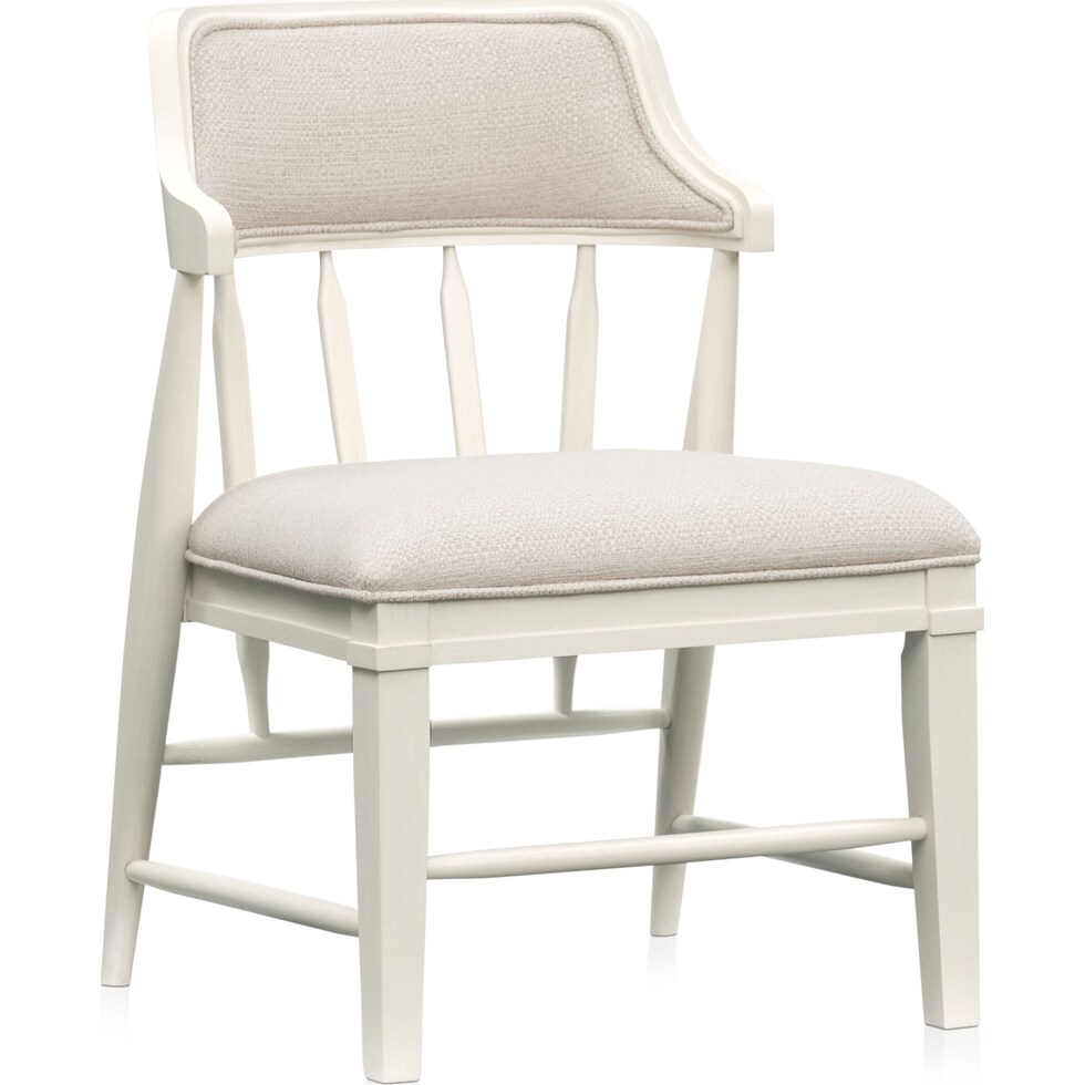 willow spring white host chair   