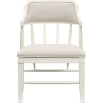 willow spring white host chair   